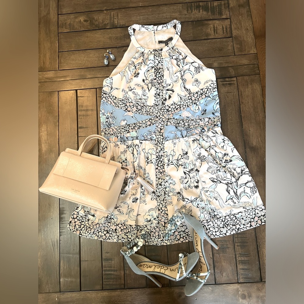 BCBG Max Azria “Sharlot” mini dress in Dusty Rose.  Size M. NWT.